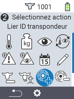 Lier le transpondeur