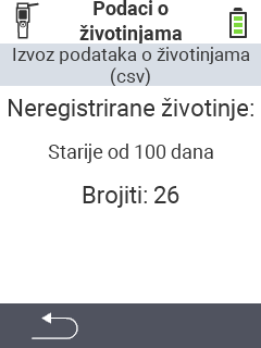 VitalControl Upravljanje podacima
