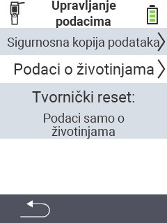 VitalControl Upravljanje podacima