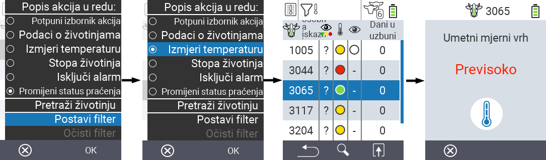 VitalControl Lists Alarmlist
