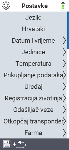 VitalControl Postavke