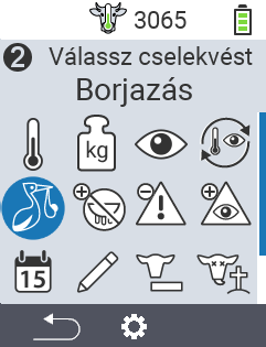 VitalControl: Menü Akciók Ellés