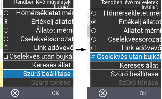 VitalControl Lists Action list