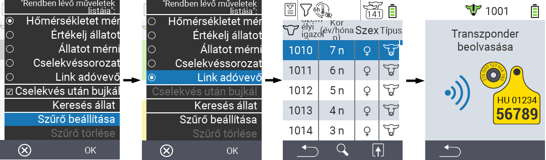 VitalControl Lists Action list