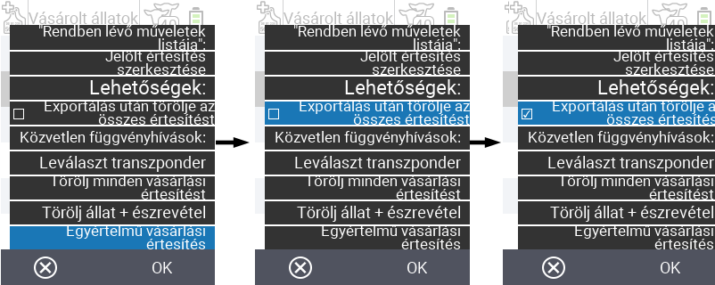 VitalControl: List of purchased animals, csv export