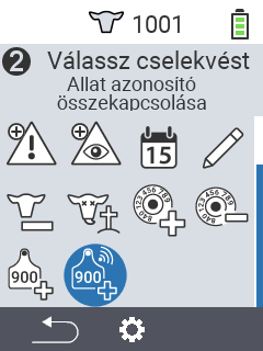 Állat ID összekapcsolása