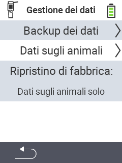 Gestione dei dati VitalControl