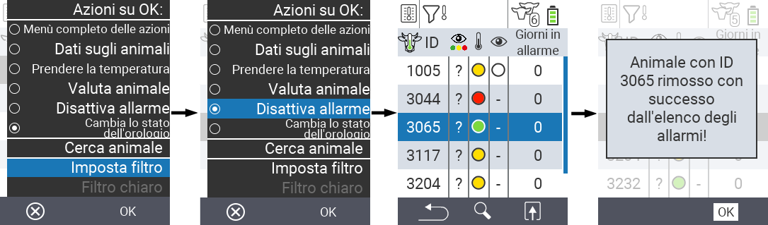 VitalControl Lists Alarmlist