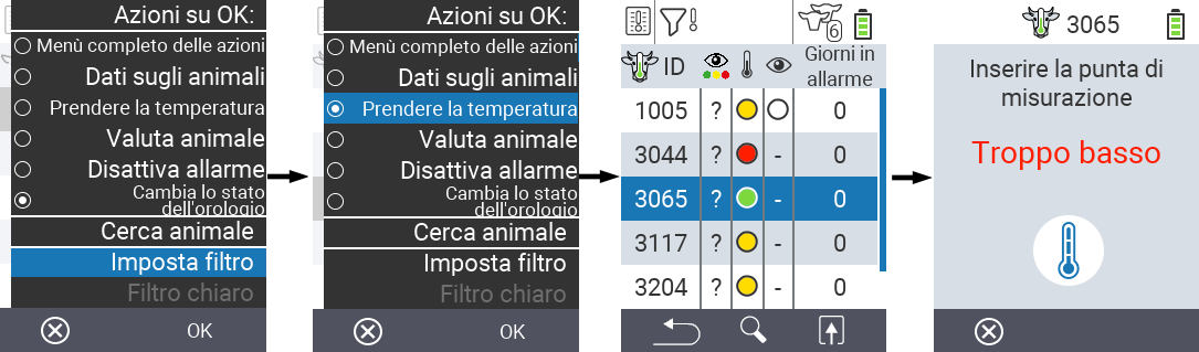 VitalControl Lists Alarmlist