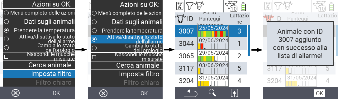 VitalControl Lists Fresh cows list