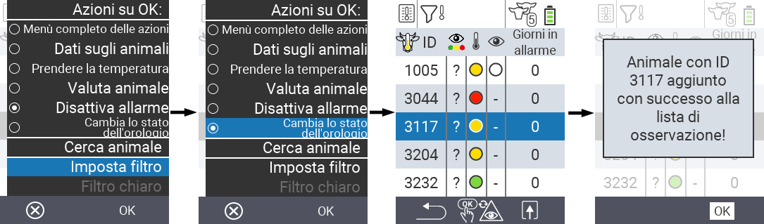 VitalControl Lists Alarmlist