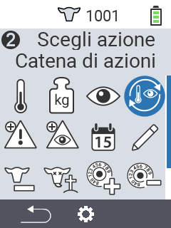Catena di azioni