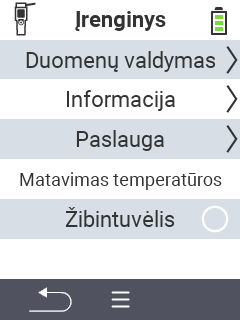 Įrenginys VitalControl Įrenginys