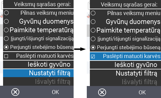 VitalControl Sąrašai Šviežių karvių sąrašas