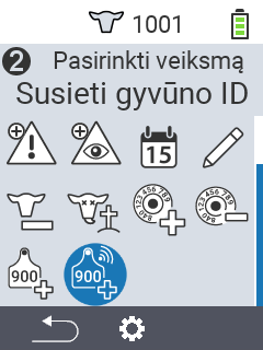Susieti gyvūno ID