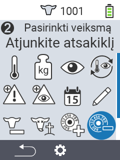 Atsieti transponderį