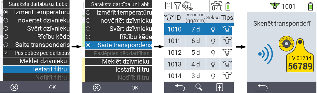 VitalControl Lists Action list