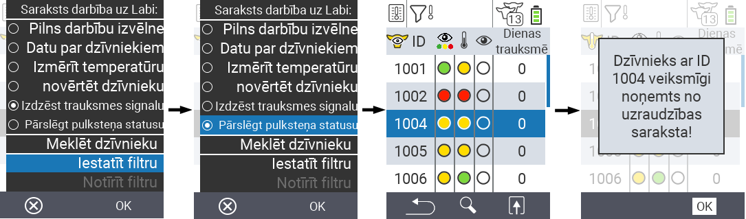 VitalControl Lists Alarmlist