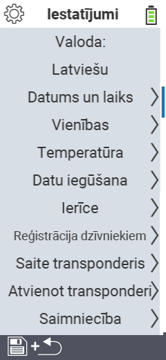 VitalControl Iestatījumi