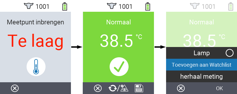 VitalControl: Menu Acties Toevoegen aan Watchlist