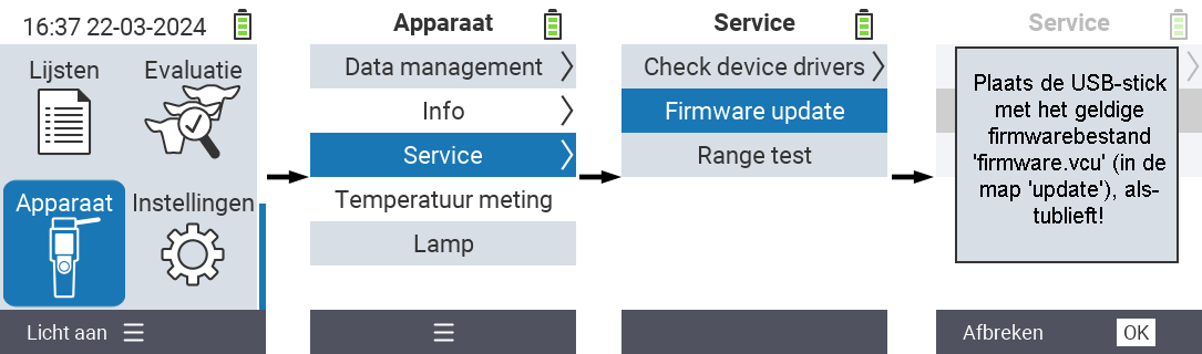 VitalControl: menupad firmware-update