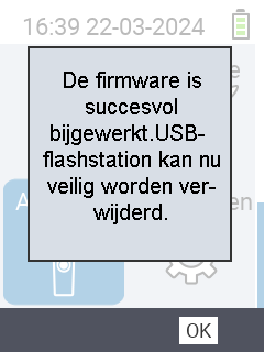 VitalControl: Succesbericht firmware-update
