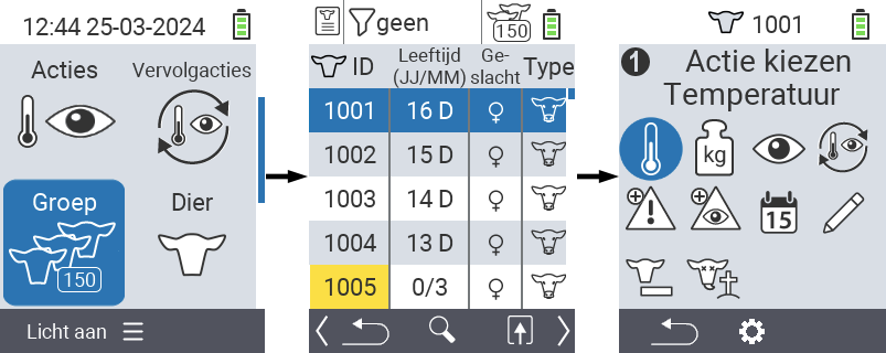 VitalControl: Menu Kudde
