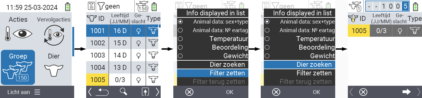 VitalControl: Menu Kudde
