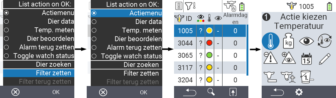 VitalControl Lists Alarmlist