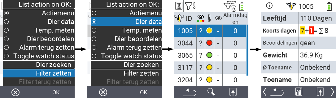 VitalControl Lists Alarmlist