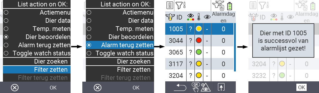 VitalControl Lists Alarmlist