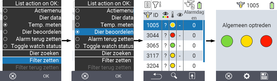 VitalControl Lists Alarmlist