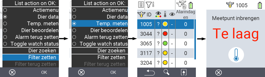 VitalControl Lists Alarmlist