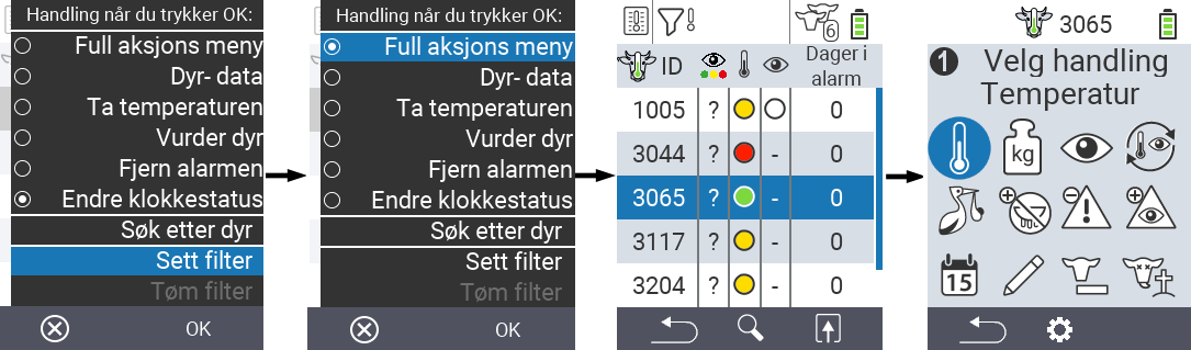 VitalControl Lists Alarmlist