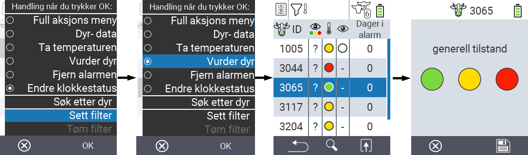 VitalControl Lists Alarmlist