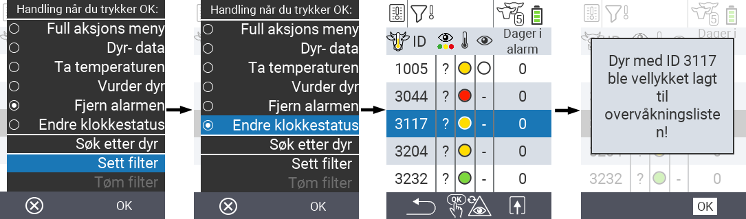 VitalControl Lists Alarmlist