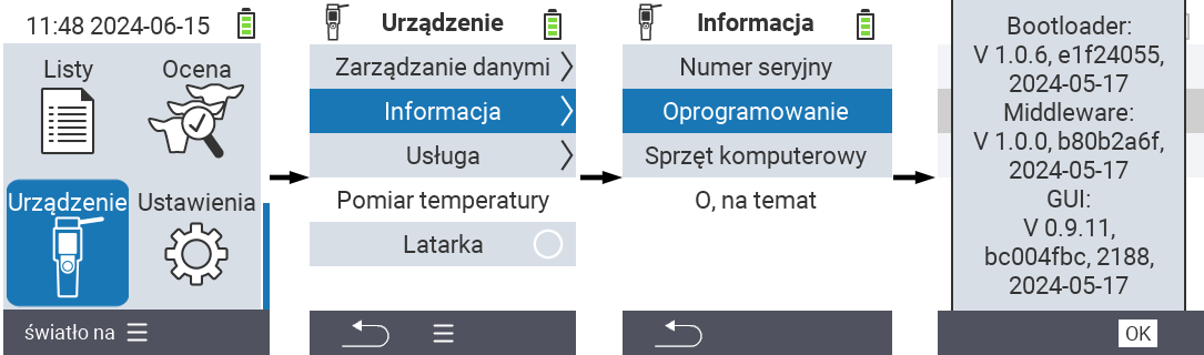 VitalControl: określenie wersji oprogramowania