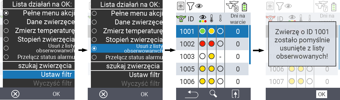 VitalControl Lists On watch list