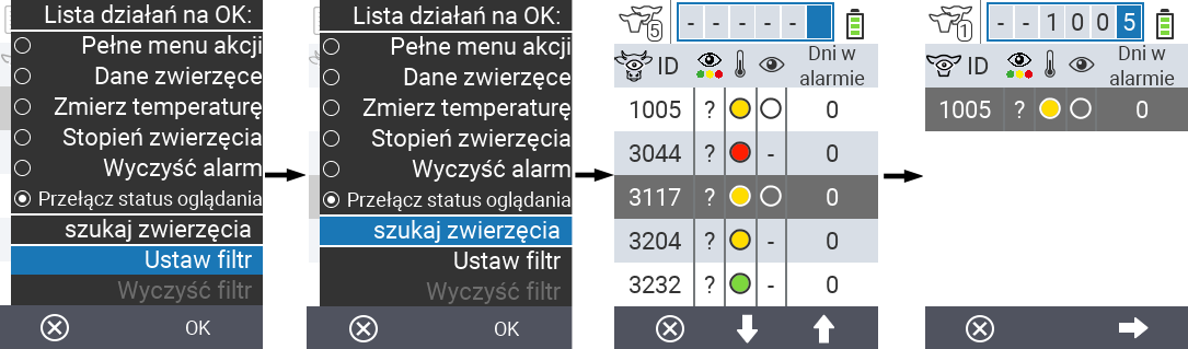 VitalControl Lists Alarmlist