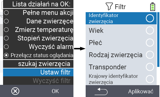 VitalControl Lists Alarmlist