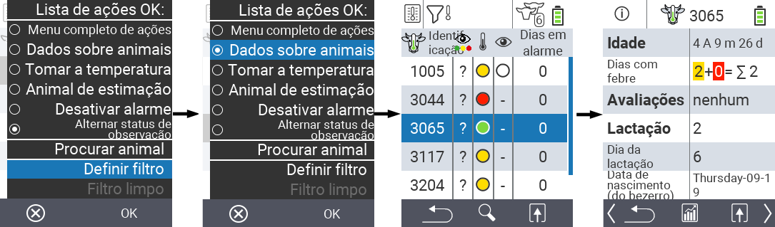 VitalControl Lists Alarmlist