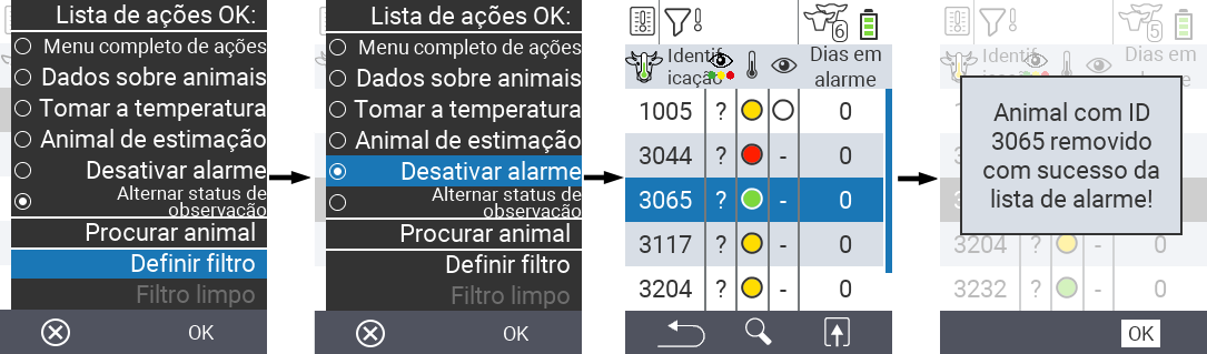 VitalControl Lists Alarmlist