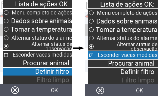 VitalControl Lists Fresh cows list