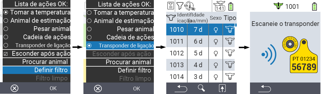 VitalControl Lists Action list