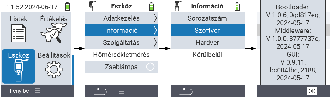 VitalControl: determine firmware versions