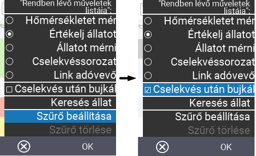 VitalControl Lists Action list