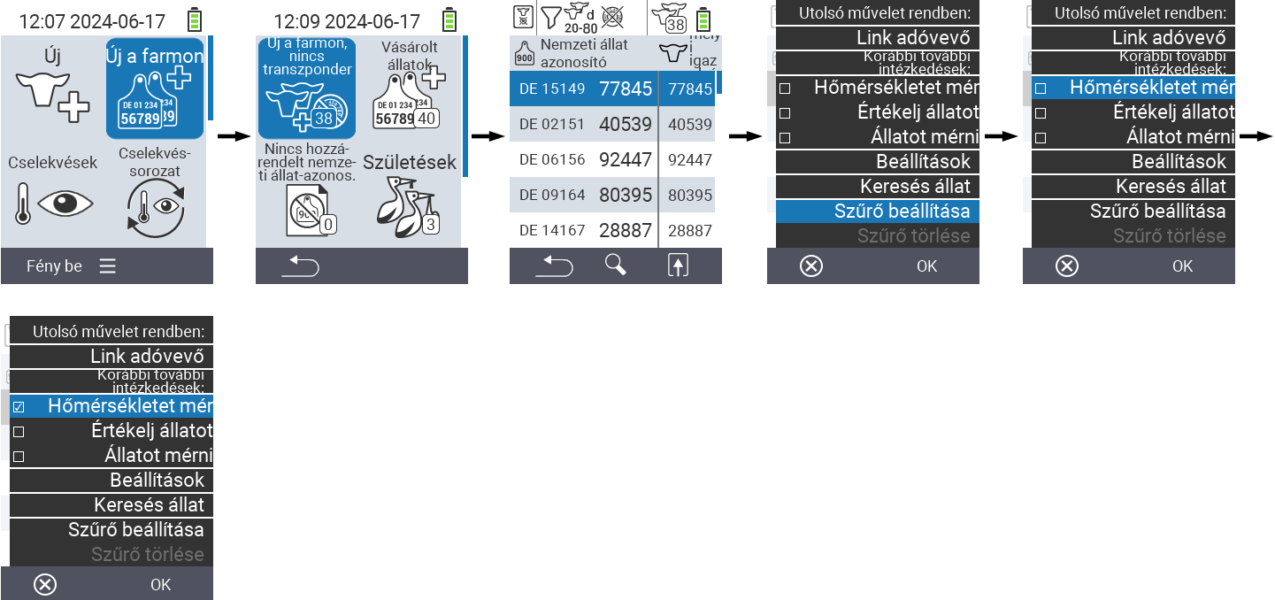 VitalControl: Menu New on farm, no transponder