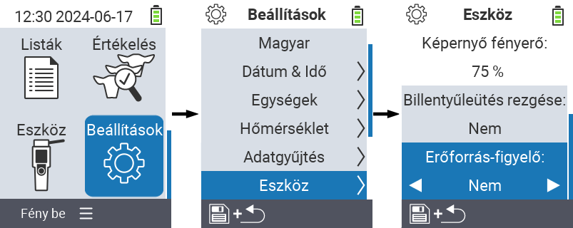 VitalControl: Meniu setări Monitor resurse