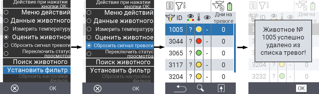 VitalControl Lists Alarmlist