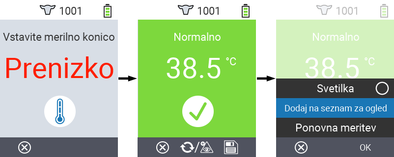 VitalControl: Menu Actions Put on watch list